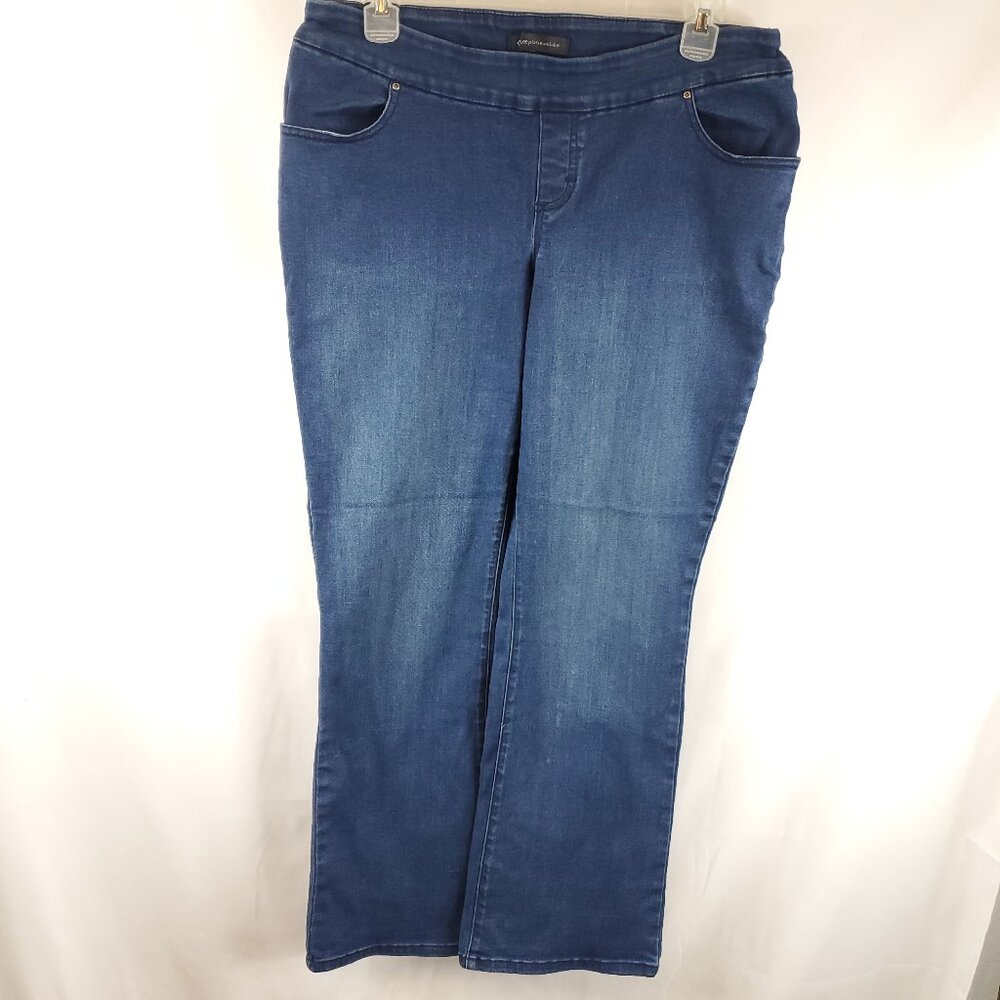 Lee Platinum LabelMidrise Fit Barely Boot 16W Medium Womens Pull On Jeans